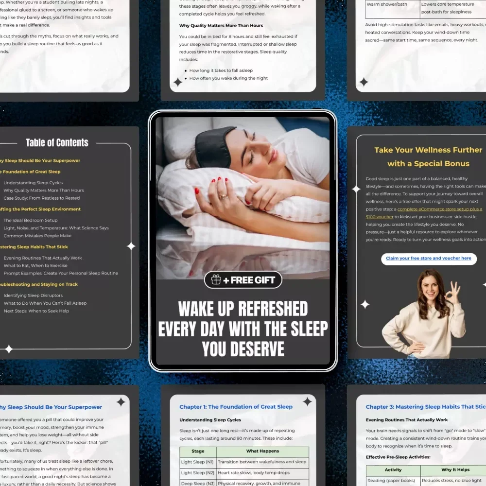 Wake Up Refreshed Every Day with the Sleep You Deserve | Digital Sleep Guide | how to maximize sleep quality