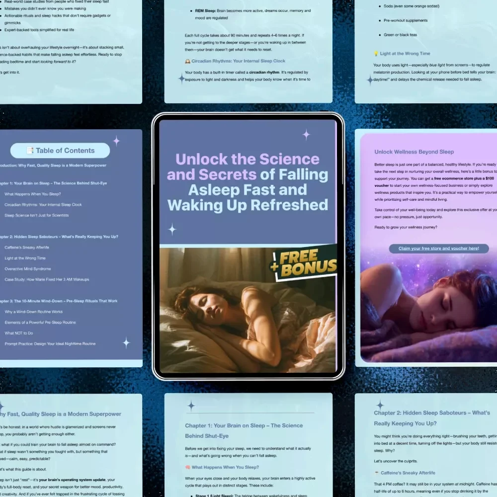 Unlock the Science and Secrets of Falling Asleep Fast and Waking Up Refreshed - eBook
