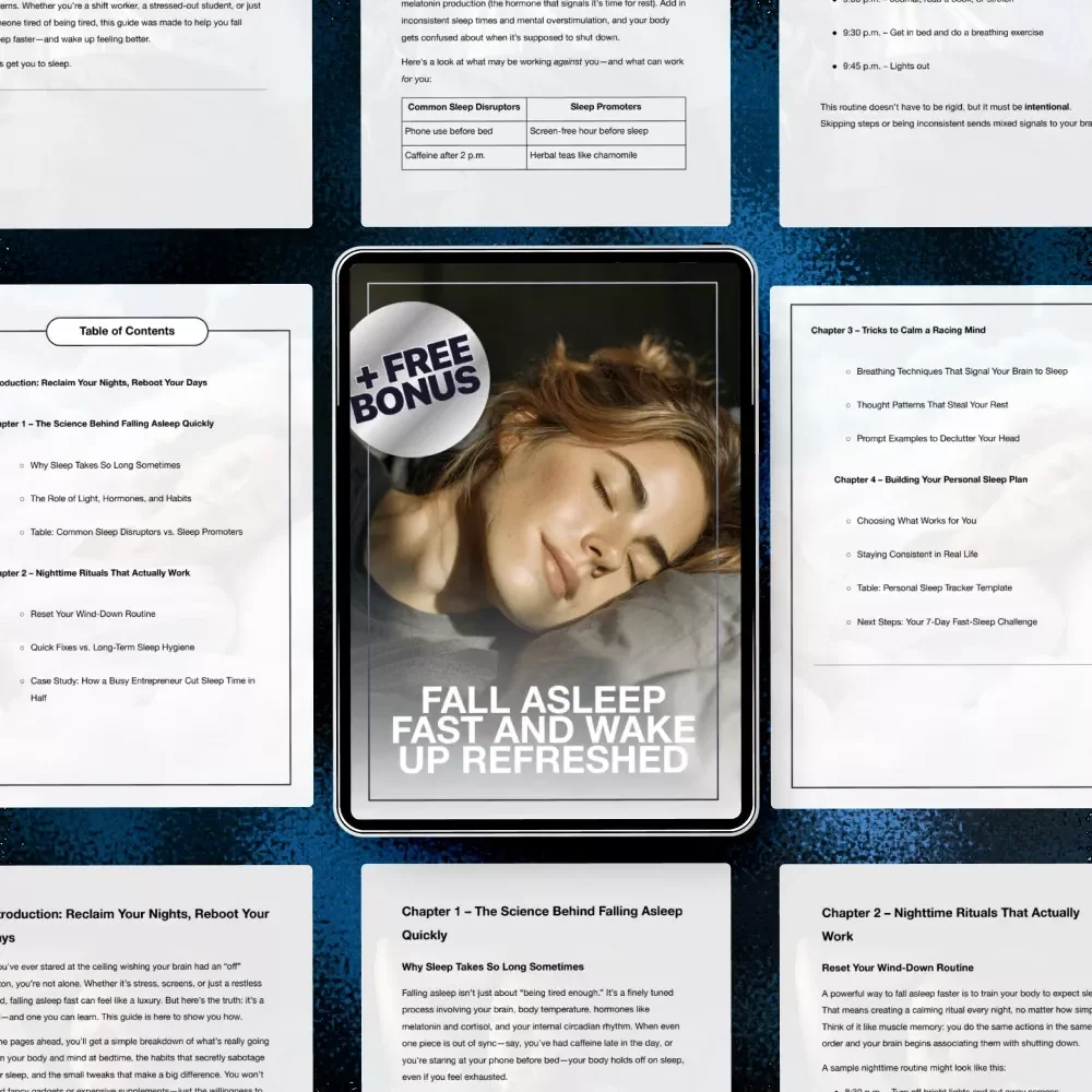 Fall Asleep Fast and Wake Up Refreshed - The Ultimate Guide to Better Sleep