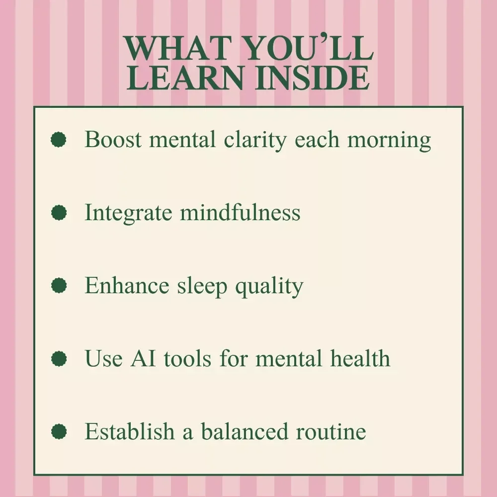Daily Habits to Boost Mental Health: A Guide to Mindful Living, Wellness, and AI Tools for Mental Clarity