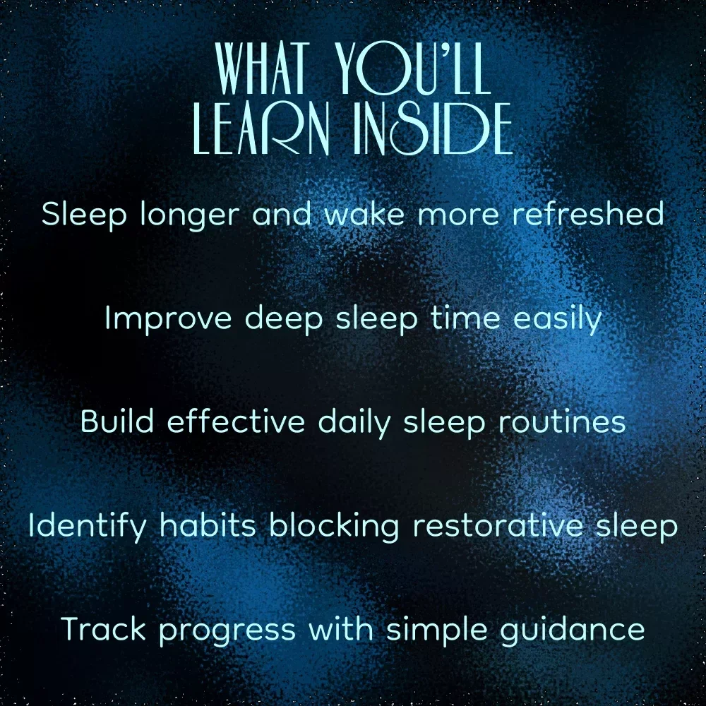 A Simple Guide to Boosting Your Deep Sleep Naturally – How to Improve Deep Sleep Time for Restful Nights