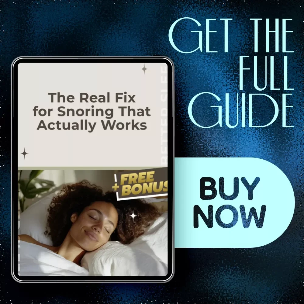 The Real Fix for Snoring That Actually Works: The Ultimate Guide to Quit Snoring for Good