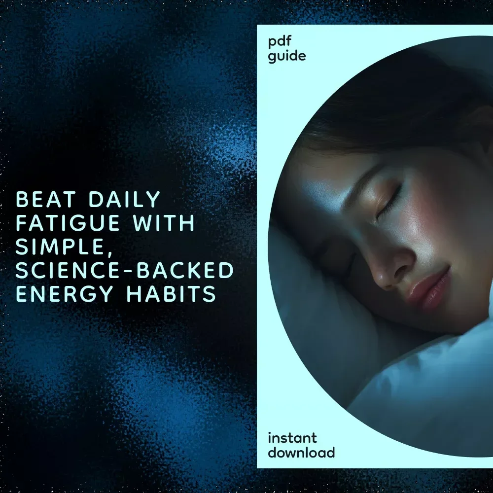 The No-Fluff Guide to Feeling Energized Every Day – How to Stop Being Sleepy Naturally, Boost Energy, and Stay Awake All Day