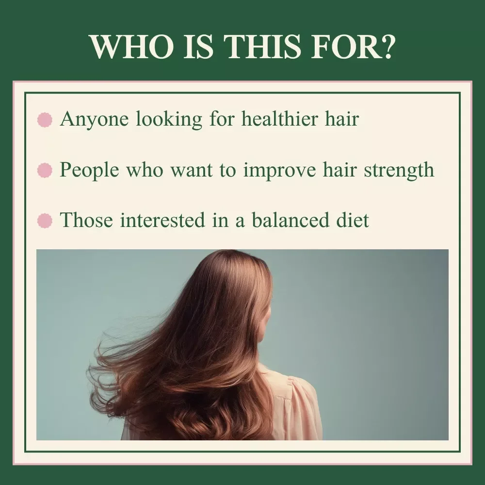 Your Ultimate Hair Growth Power Checklist - Best Diet for Hair Growth, Protein, Vitamins & Minerals, and Lifestyle Tips for Stronger Hair