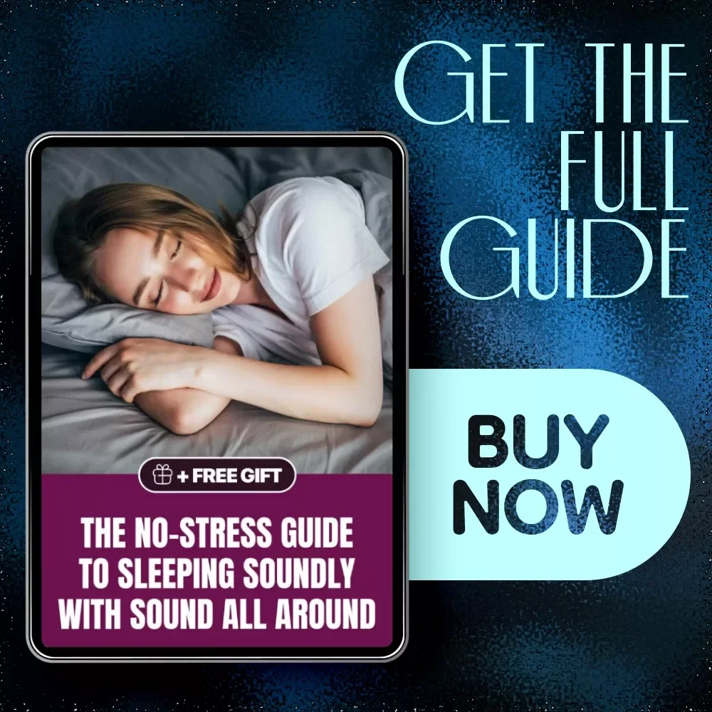 The No-Stress Guide to Sleeping Soundly with Sound All Around – eBook for How to Sleep with Noise, Sound Masking, and Sleep-Friendly Bedroom Hacks