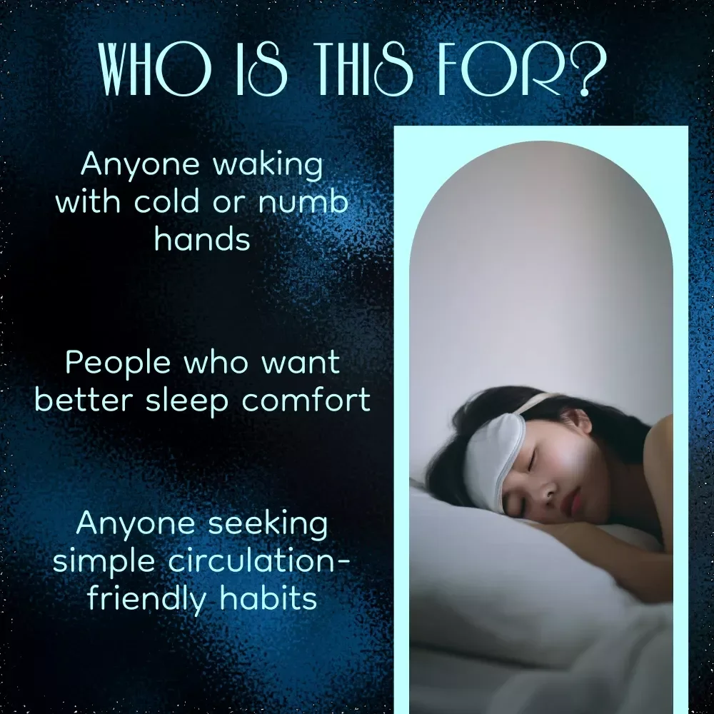 Easy Ways to Boost Your Hand Circulation Overnight – Simple Sleep Guide for Better Blood Flow, Comfort & Relief | How Can I Improve Circulation in My Hands While Sleeping