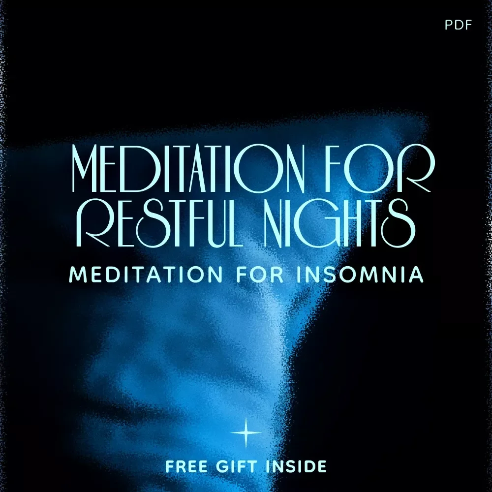 A Guided Journey Through Meditation for Restful Nights | Guided Sleep Meditation for Insomnia eBook, Sleep Meditation Guide, Restful Sleep Digital Download