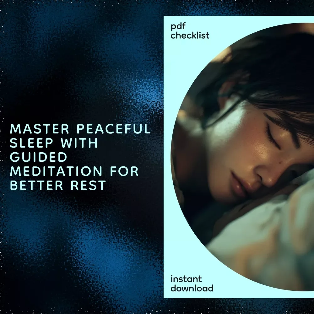 Your Nightly Ritual for Rest and Renewal Checklist: Guided Sleep Meditation for Insomnia