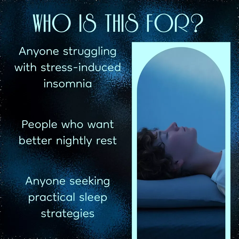 Calm Your Mind, Reclaim Your Sleep — Ultimate Guide on How to Relax and Sleep When Stressed, Digital Download eBook, Checklist for Better Sleep
