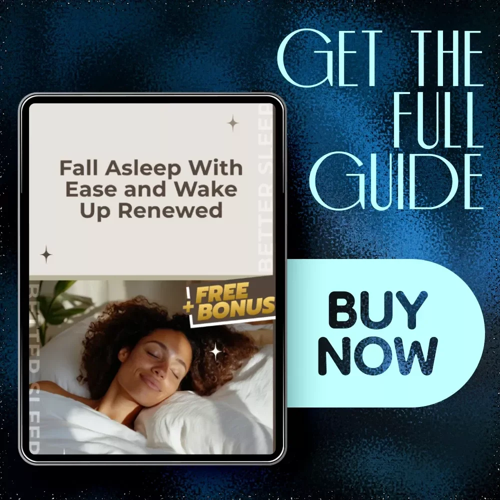 Fall Asleep With Ease and Wake Up Renewed - Guided Sleep Meditation Guide for Better Rest