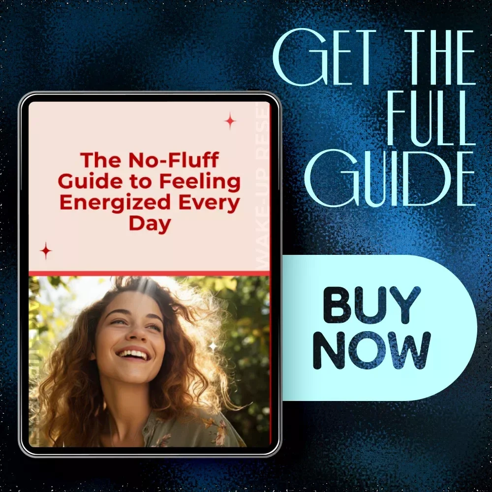 The No-Fluff Guide to Feeling Energized Every Day – How to Stop Being Sleepy Naturally, Boost Energy, and Stay Awake All Day