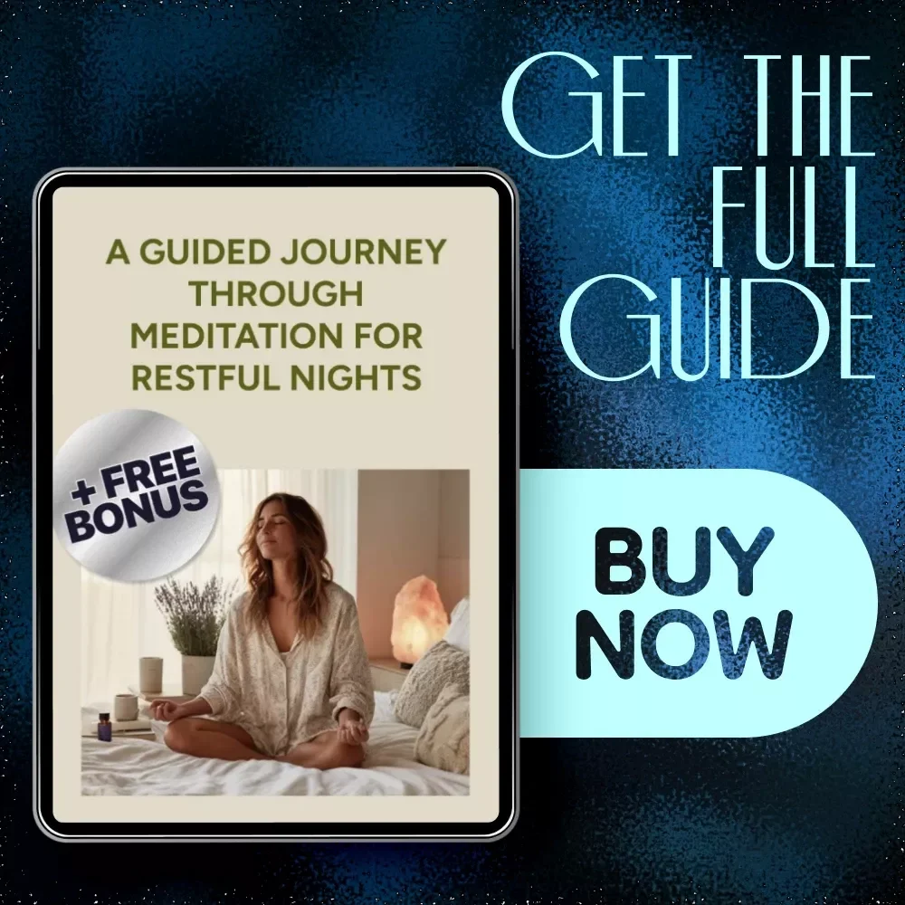 A Guided Journey Through Meditation for Restful Nights | Guided Sleep Meditation for Insomnia eBook, Sleep Meditation Guide, Restful Sleep Digital Download