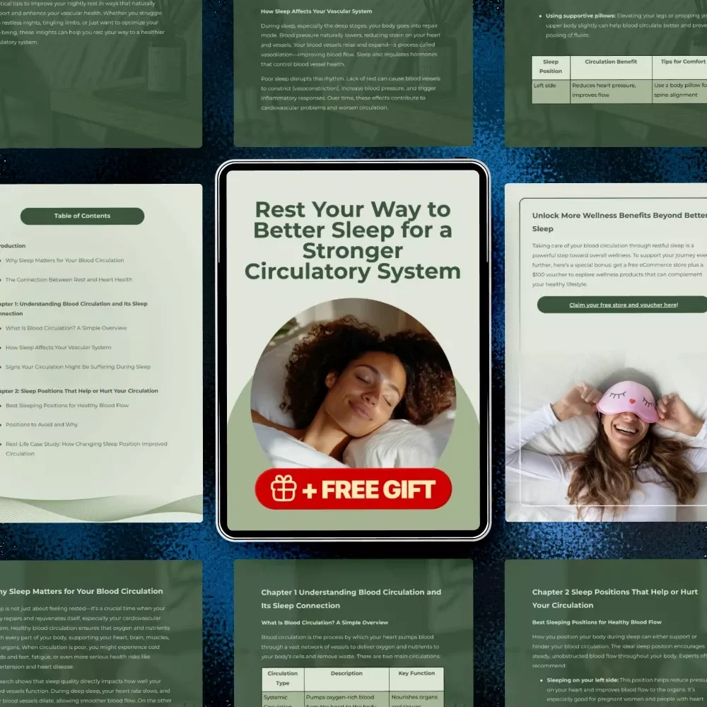 Rest Your Way to Better Sleep for a Stronger Circulatory System - Guide for Better Blood Circulation & Restful Sleep