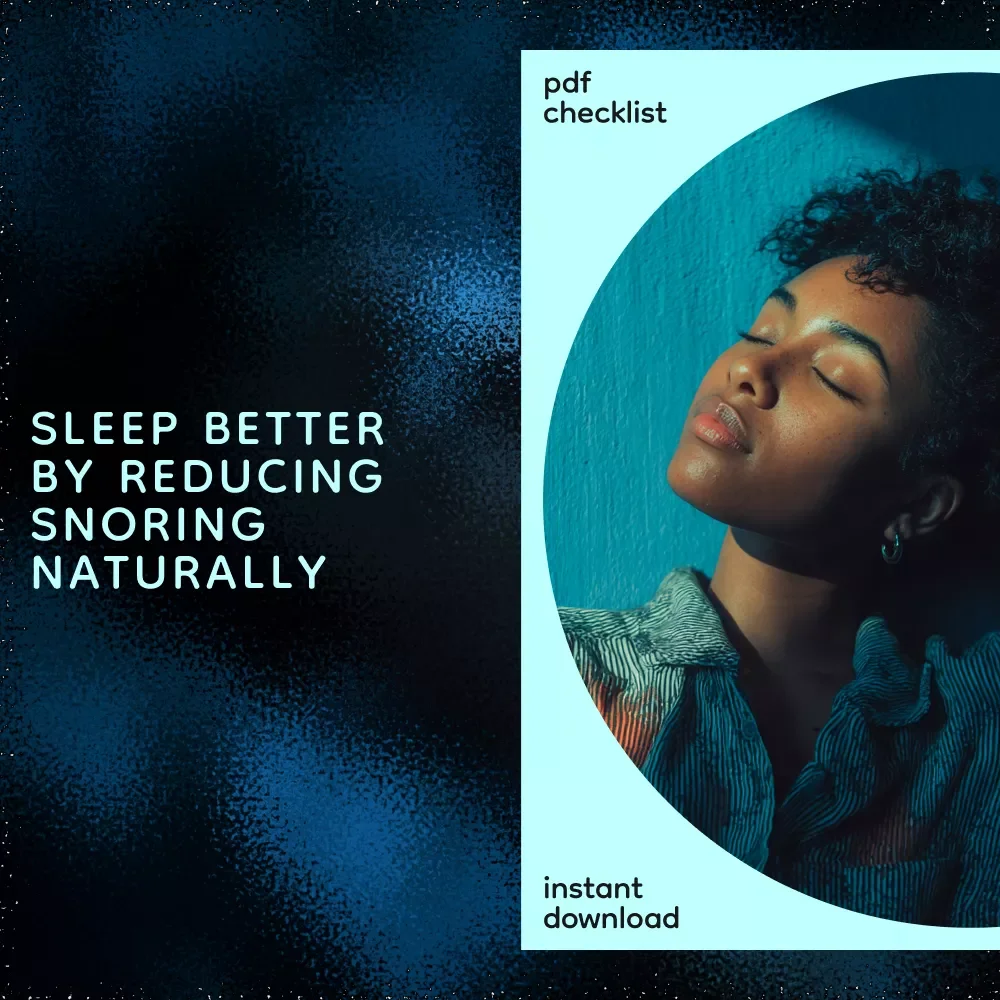 Sleep Soundly Checklist – Easy Nighttime Habits and Simple Steps on How to Help Snoring for Deeper, Restful Sleep