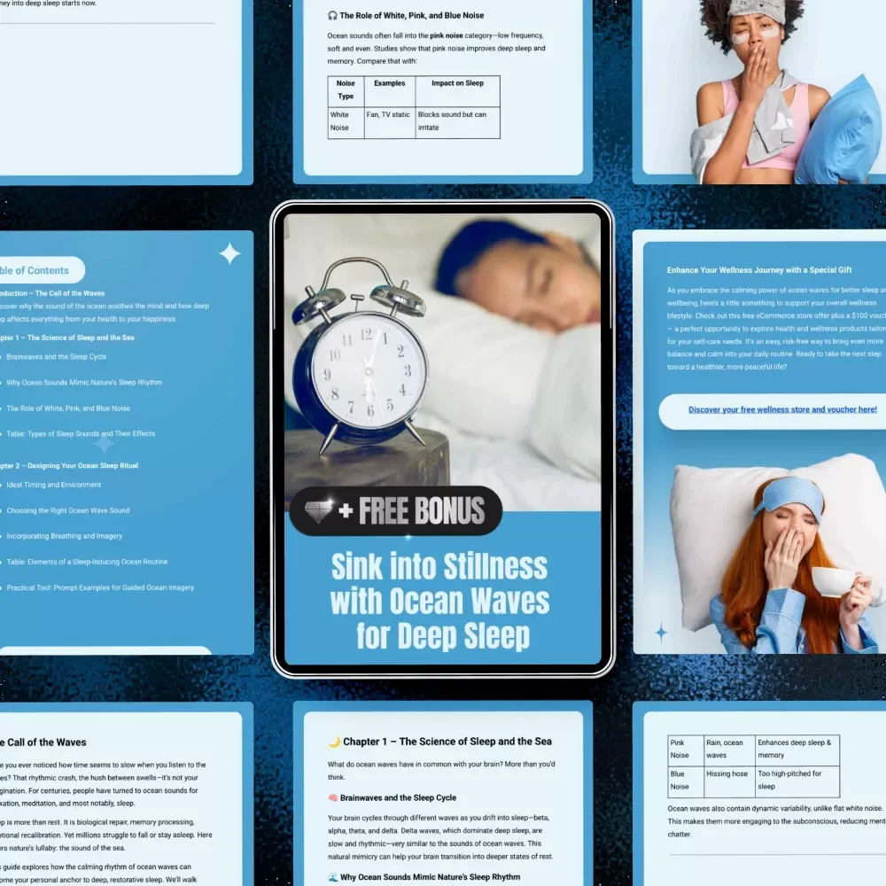 Sink into Stillness with Ocean Waves for Deep Sleep – A Guide to Using Ocean Sounds for Restful Sleep