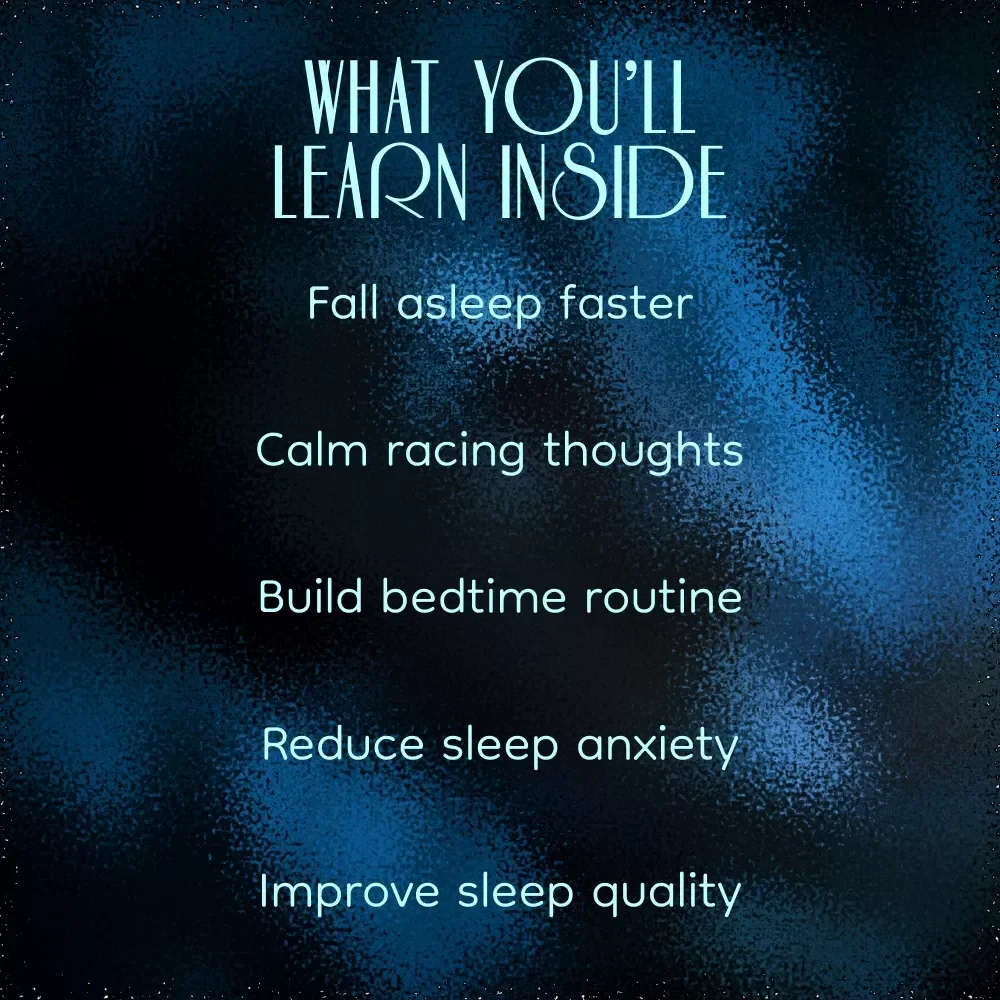 A Guided Journey Through Meditation for Restful Nights | Guided Sleep Meditation for Insomnia eBook, Sleep Meditation Guide, Restful Sleep Digital Download