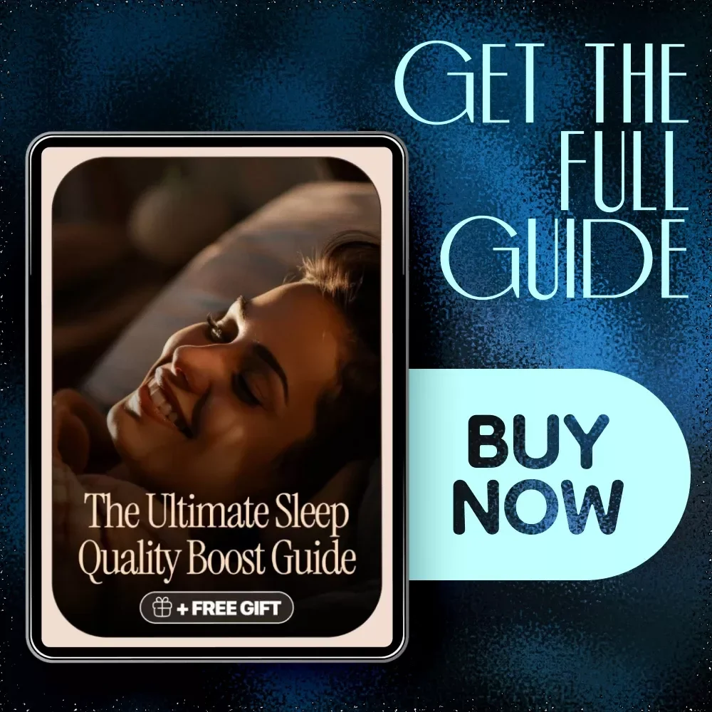 The Ultimate Sleep Quality Boost Guide – Ebook for How to Maximize Sleep Quality, Better Rest, Deeper Sleep & Energized Mornings