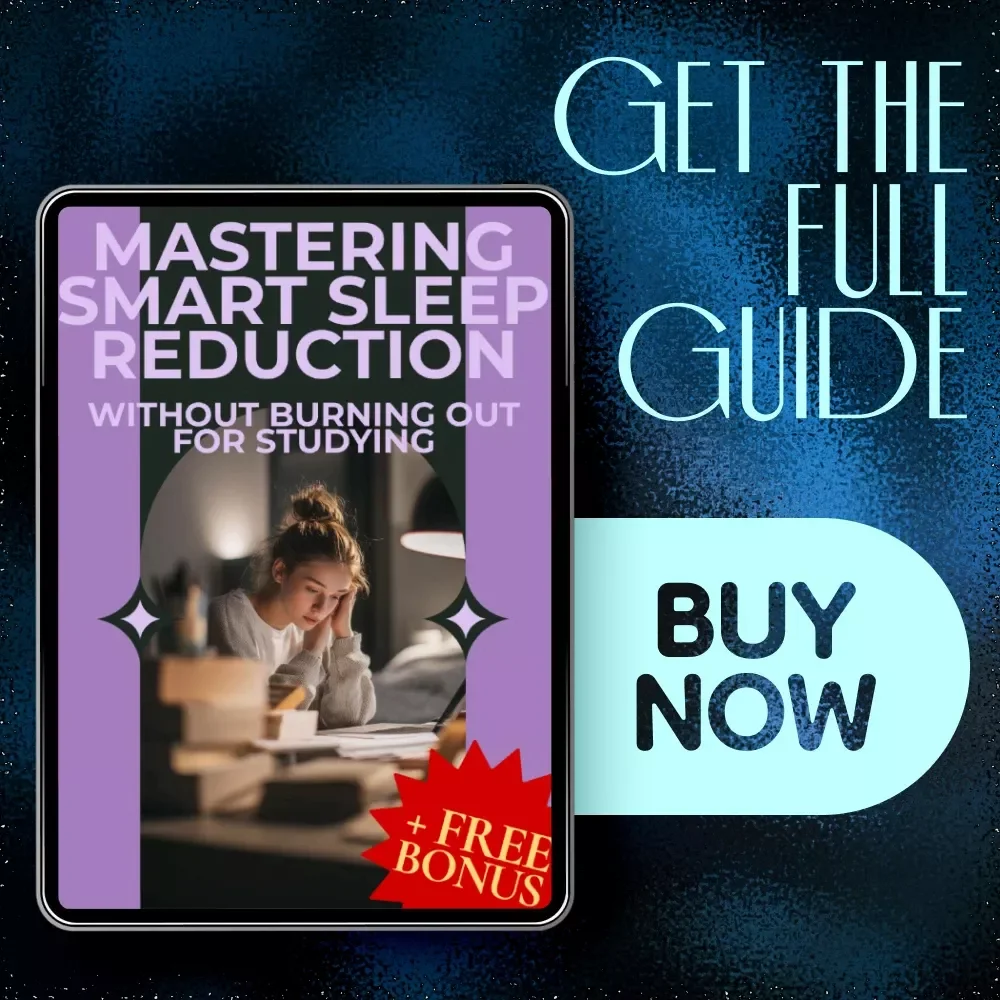 Mastering Smart Sleep Reduction Without Burning Out for Studying - A Practical Guide to Reducing Sleep Hours for Study Success