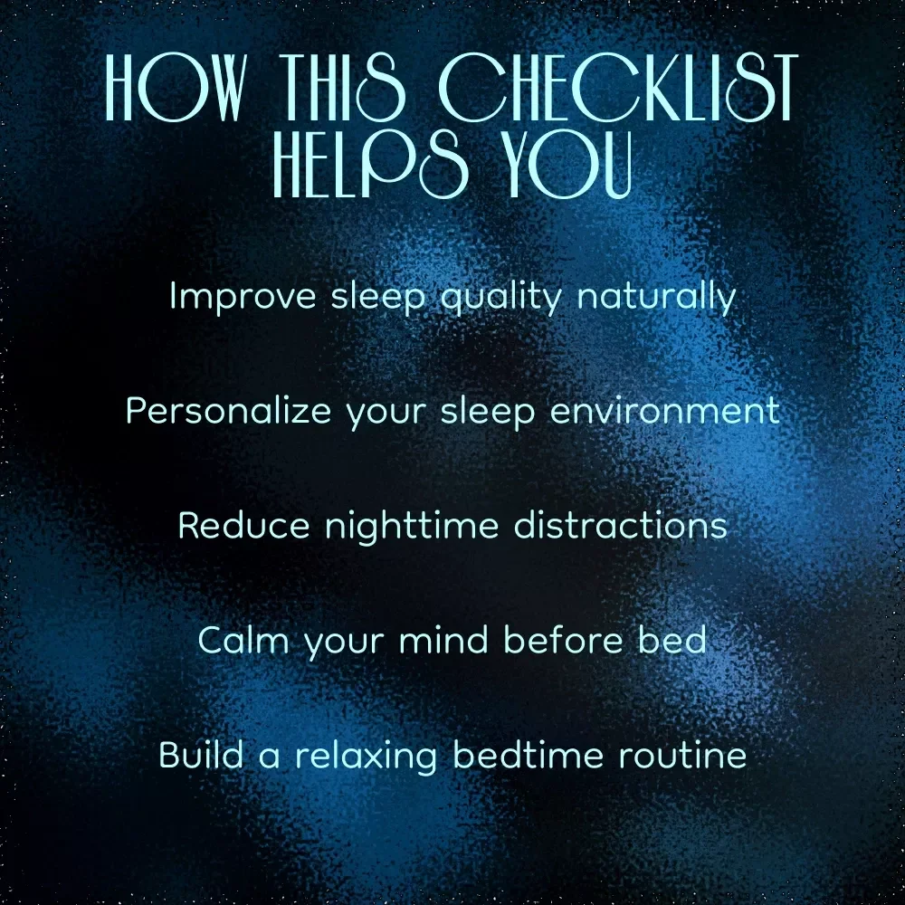 Sleep Like the Ocean Waves Checklist: Your Guide to Deep Sleep with Calming Ocean Sounds