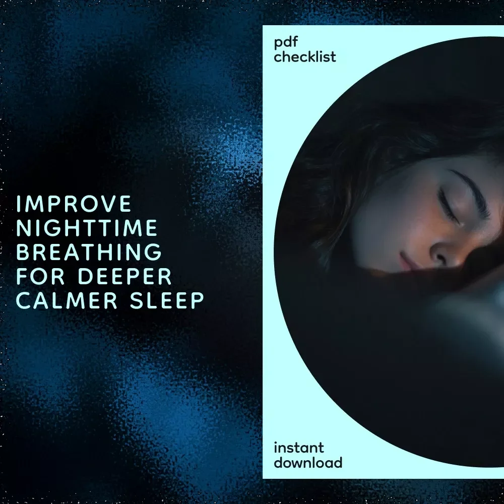 Your Sleep & Breathing Wellness Checklist – Nighttime Breathing Guide for Better Rest, Snoring Relief & How Can I Improve My Breathing While Sleeping
