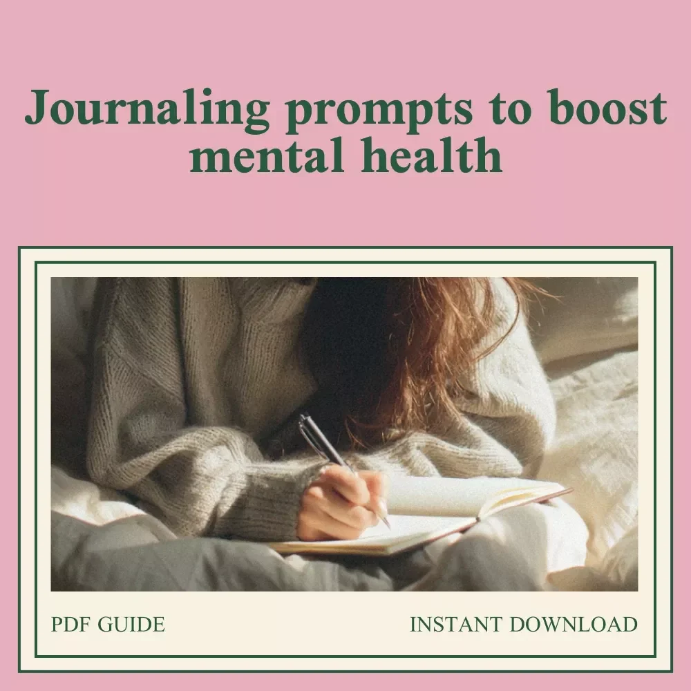 Write Your Way to Feeling Better: Journal Prompts for Mental Health Guide - Digital Download