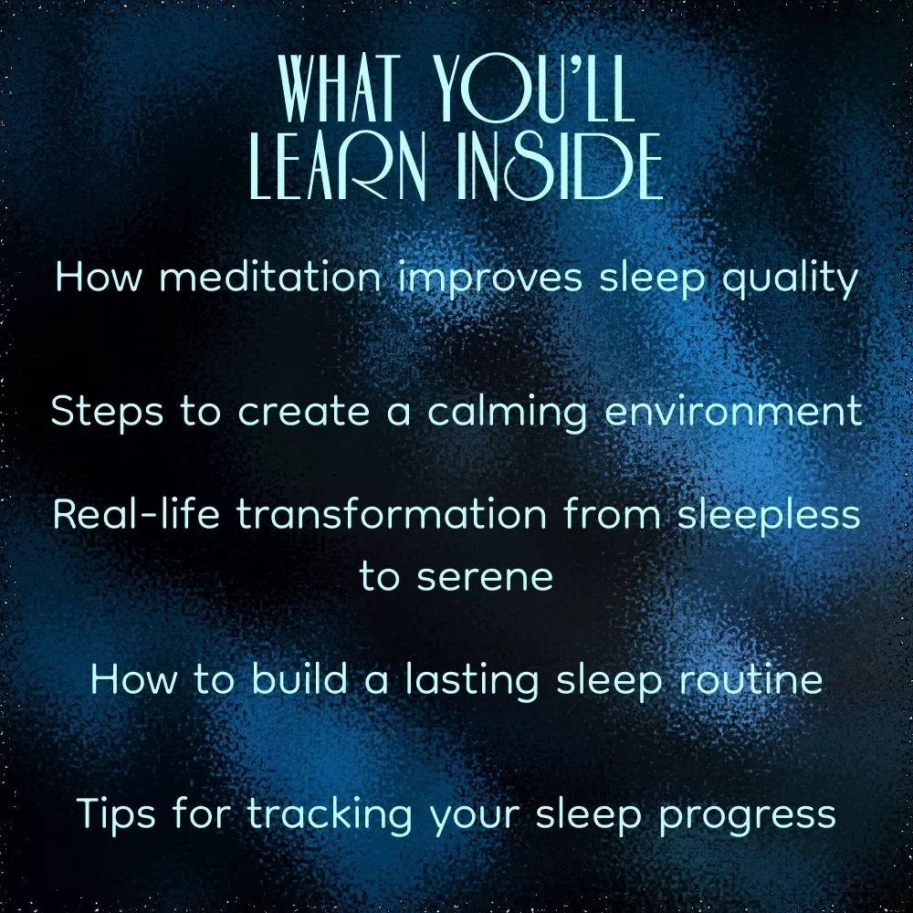 Sleep Well Again with the Power of Meditation: Guided Sleep Meditation for Insomnia
