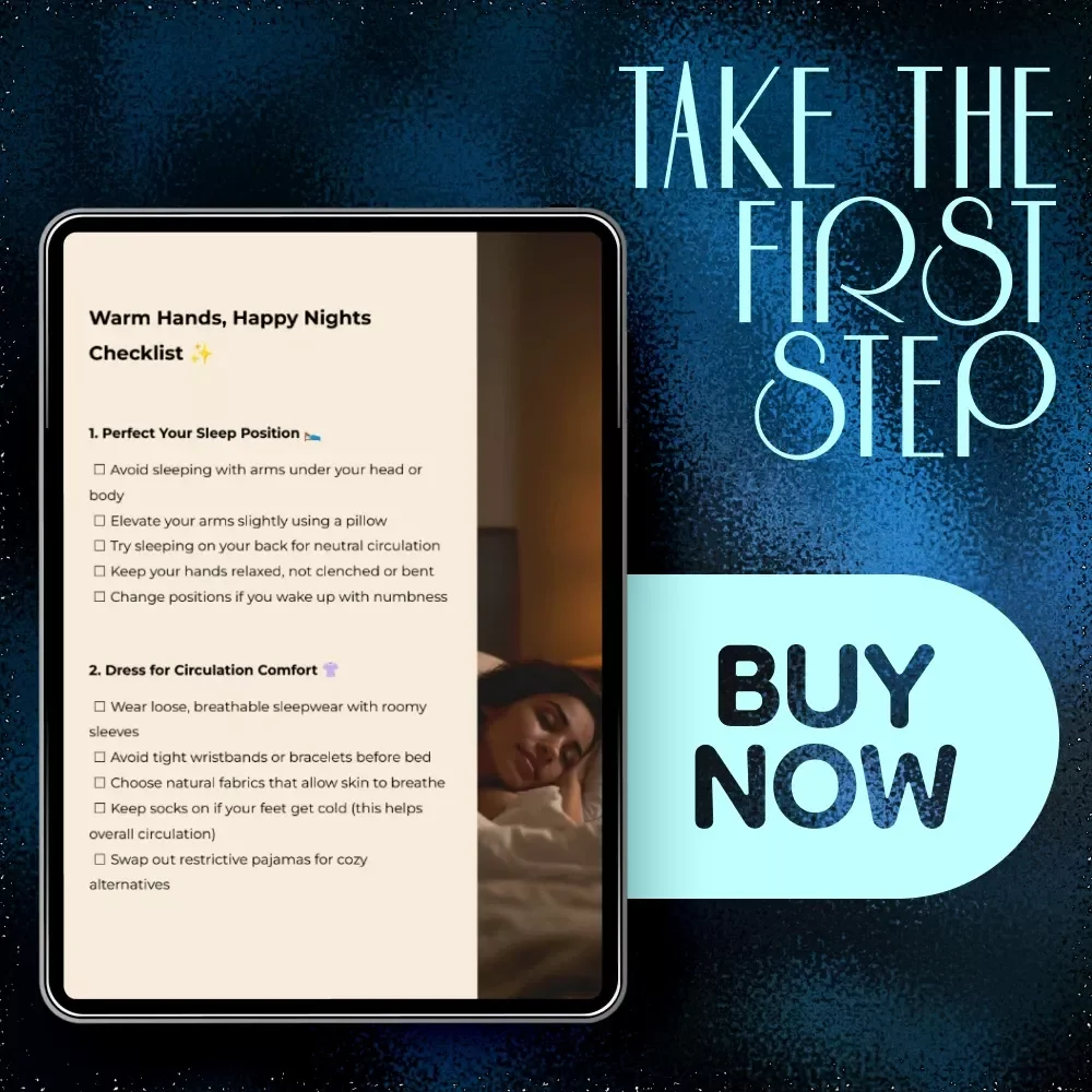 Warm Hands, Happy Nights Checklist – How Can I Improve Circulation in My Hands While Sleeping | Cozy Nighttime Guide for Better Sleep Comfort