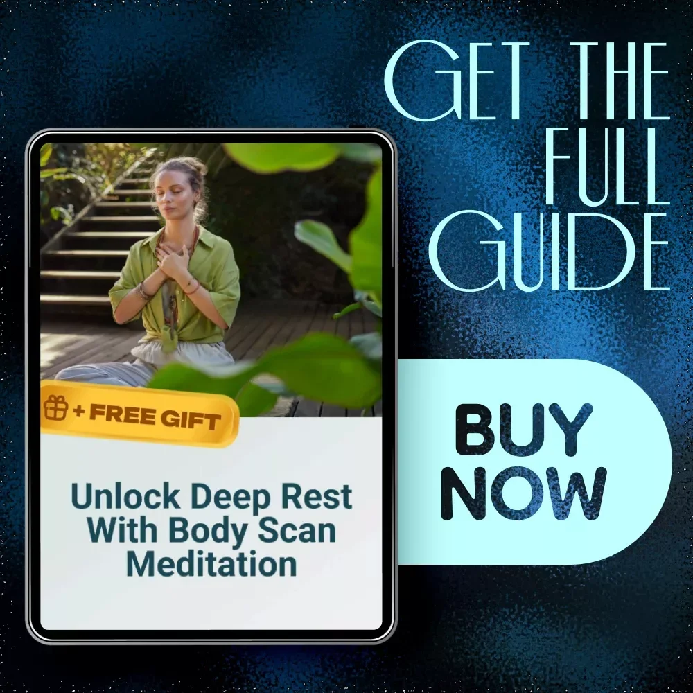Unlock Deep Rest with Body Scan Meditation: Body Scan Meditation for Sleep Guide, Step-by-Step Sleep Improvement Digital Download
