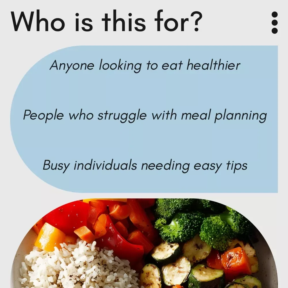 A Real-World Guide to Better Nutrition: Easy Strategies for Balanced Eating