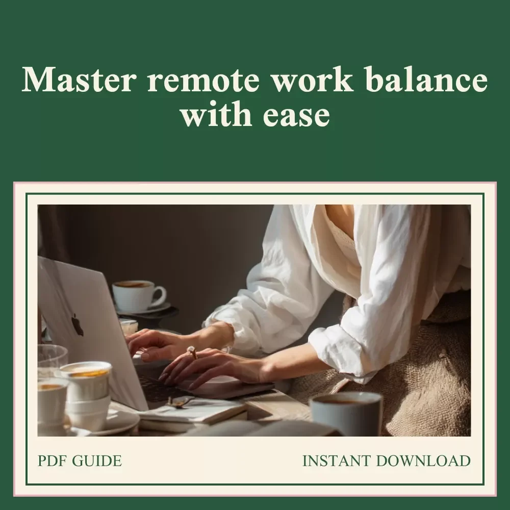Finding Balance While Working from Home: Mental Health Tips for Remote Workers Guide