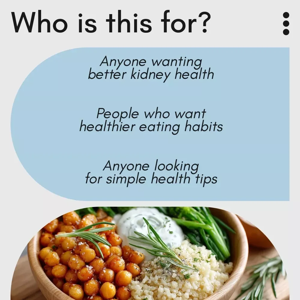 Kidney Kickstart Checklist | Your Guide to a Kidney Healthy Diet