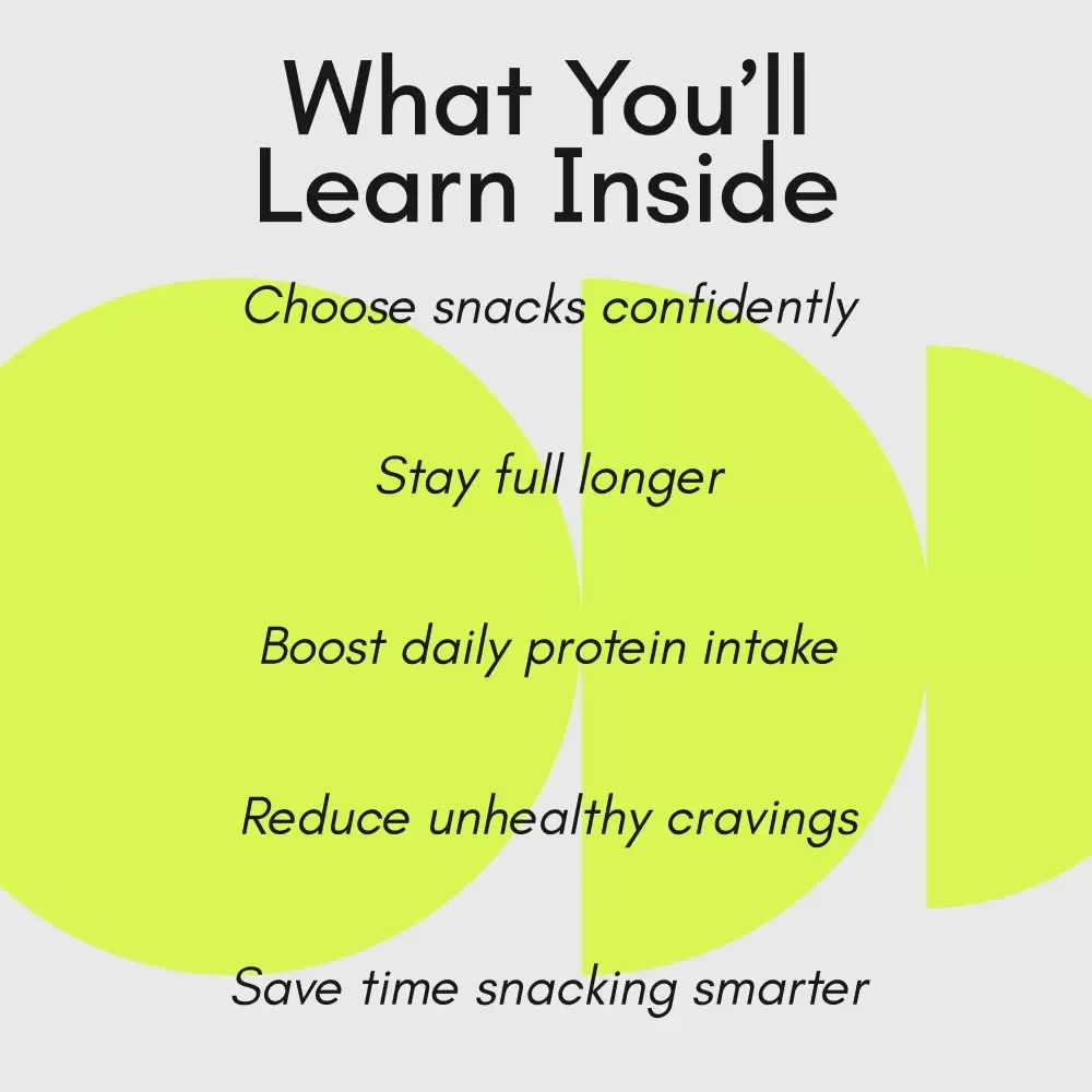 Snack Smarter, Feel Stronger with Every Bite – High Protein Low Calorie Snack Guide | Smart Snacking Digital Download