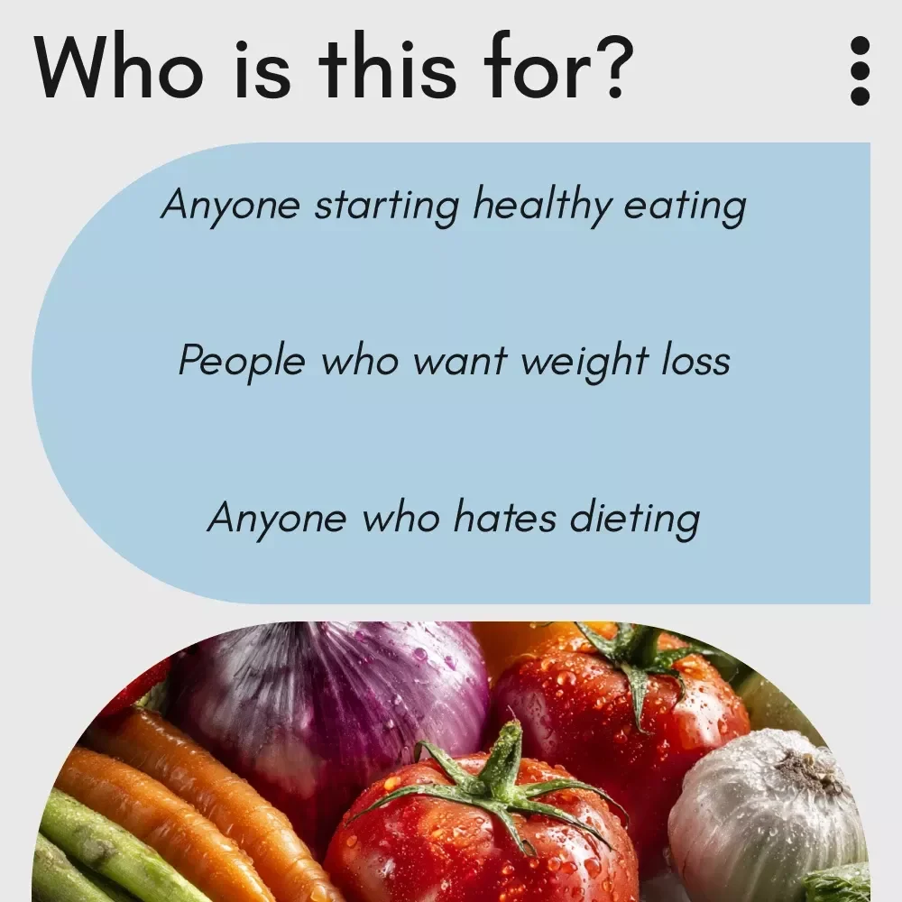 Your Simple Plan to Eat More Low Calorie Vegetables – Easy Printable Checklist for Volume Eating, Healthy Habits, Weight Loss Support