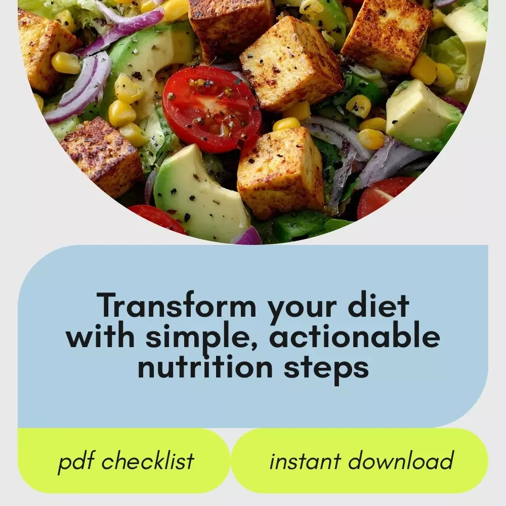 Your Eat Well, Feel Well Checklist: How Healthy is Your Diet? Digital Download