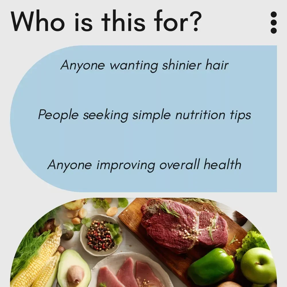 Nourish Your Roots and Shine with Confidence – The Food Guide for Healthy Hair Growth | Foods Good for Hair Growth Digital Guide