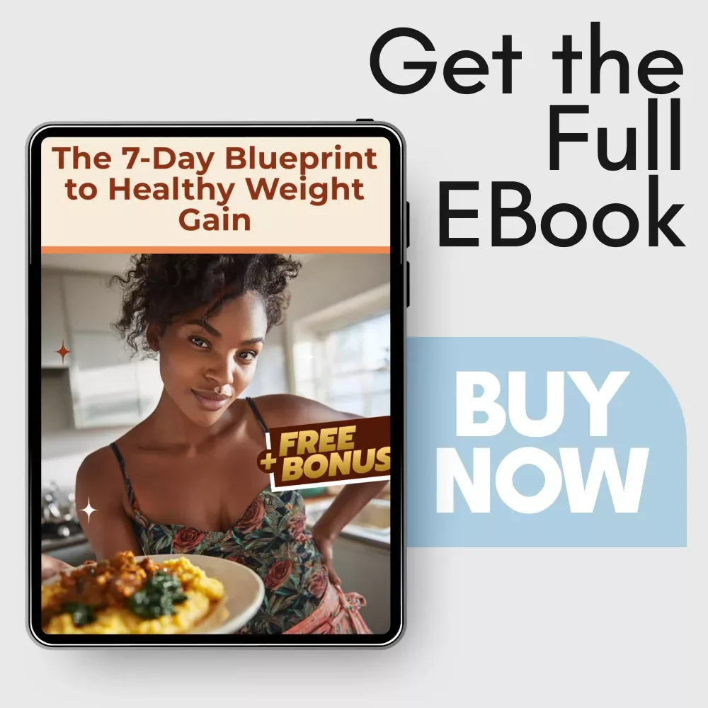 The 7-Day Blueprint to Healthy Weight Gain | How to Gain Weight in 7 Days eBook | Simple Meal Plan + Beginner Workouts