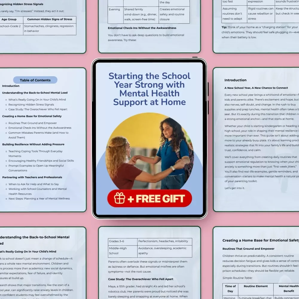Starting the School Year Strong with Mental Health Support at Home - A Parent's Guide to Back-to-School Mental Health Tips