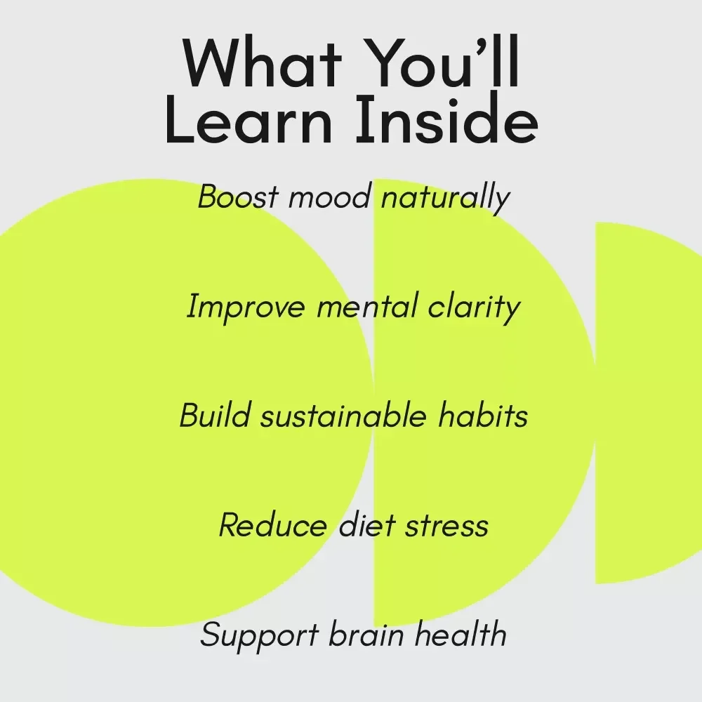 Feed Your Mind Feel Your Best – Diet and Mental Health Guide for Mood, Energy & Everyday Wellness (Digital Download)