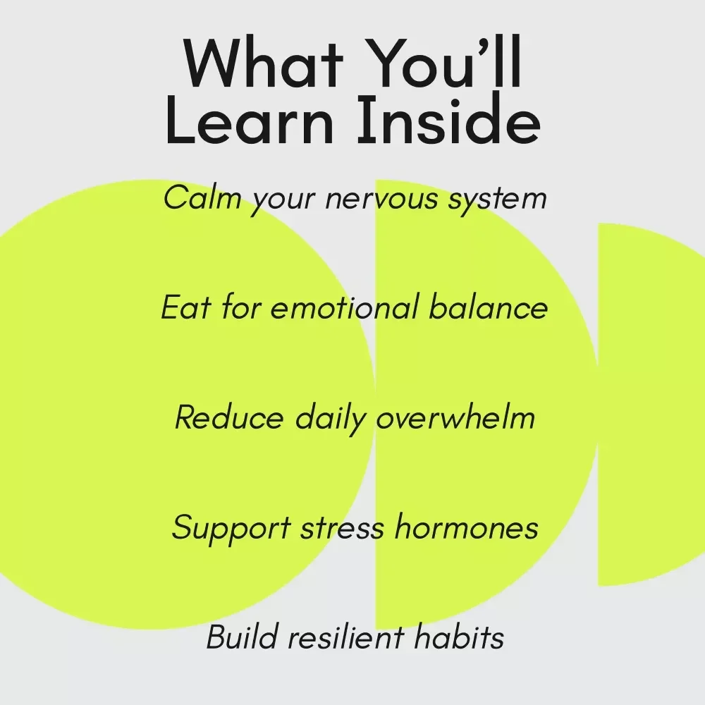 The Power of Nutrition in Stress Reduction | Nutrition and Stress Reduction eBook for Calm, Balance & Resilience