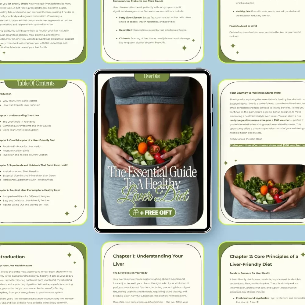 The Essential Guide to a Healthy Liver Diet | Digital Ebook for Liver Support, Detox Nutrition & Long-Term Wellness