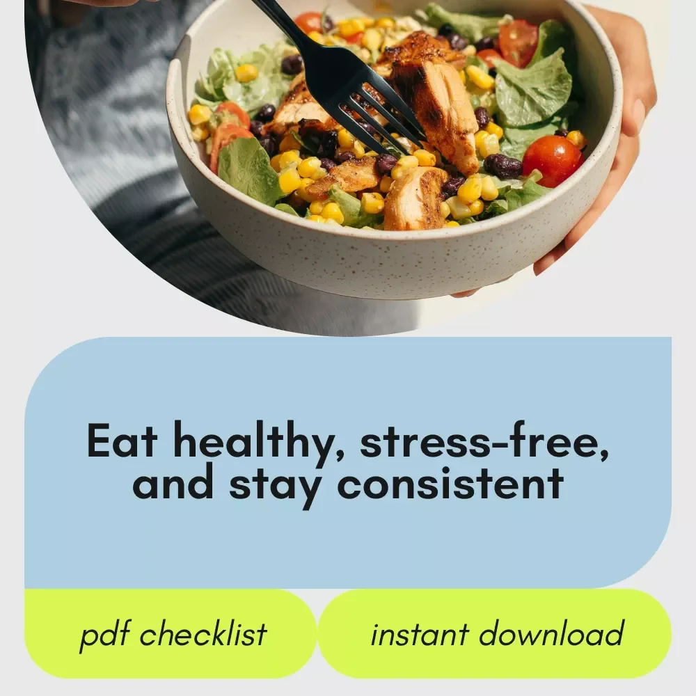 The Ultimate Healthy Habits Checklist: Easy Guide for How Do I Eat Healthy Without Stress, Meal Prep Tips, and Balanced Eating