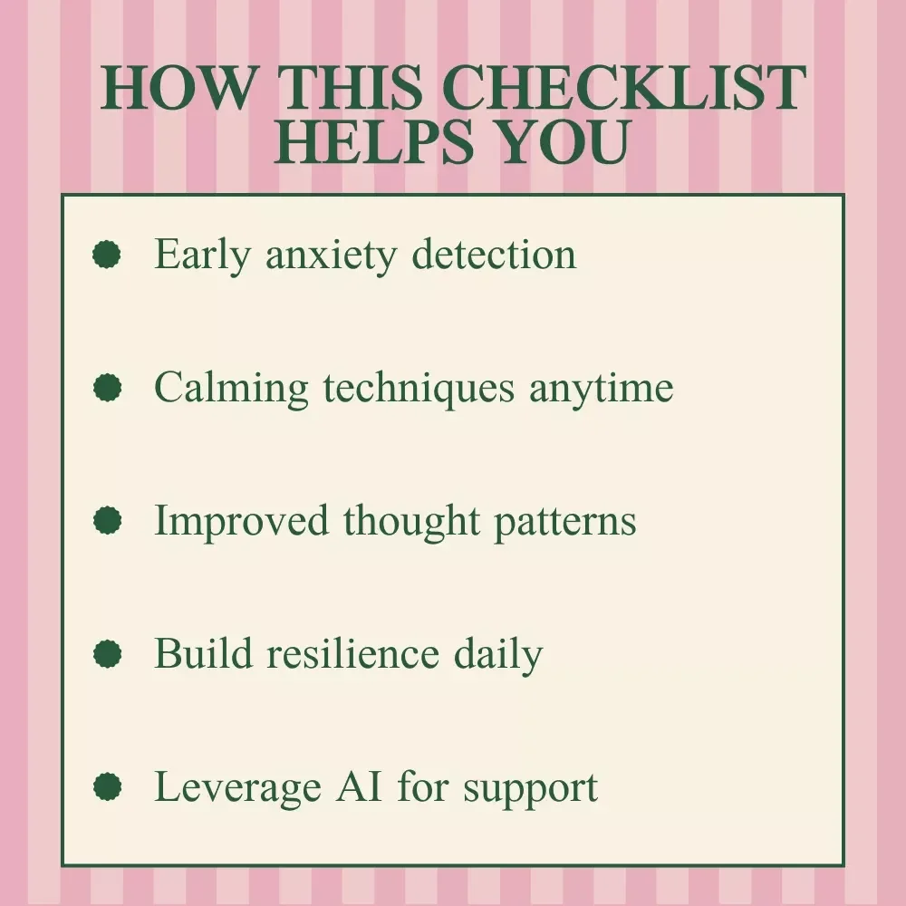 Your Fun and Friendly Anxiety Action Plan: A Practical Checklist for Managing Anxiety with Ease