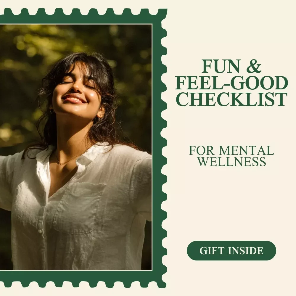 The Fun & Feel-Good Checklist for Mental Wellness – Playful Daily Self-Care Planner with Fun Activities to Improve Mental Health, Digital Download