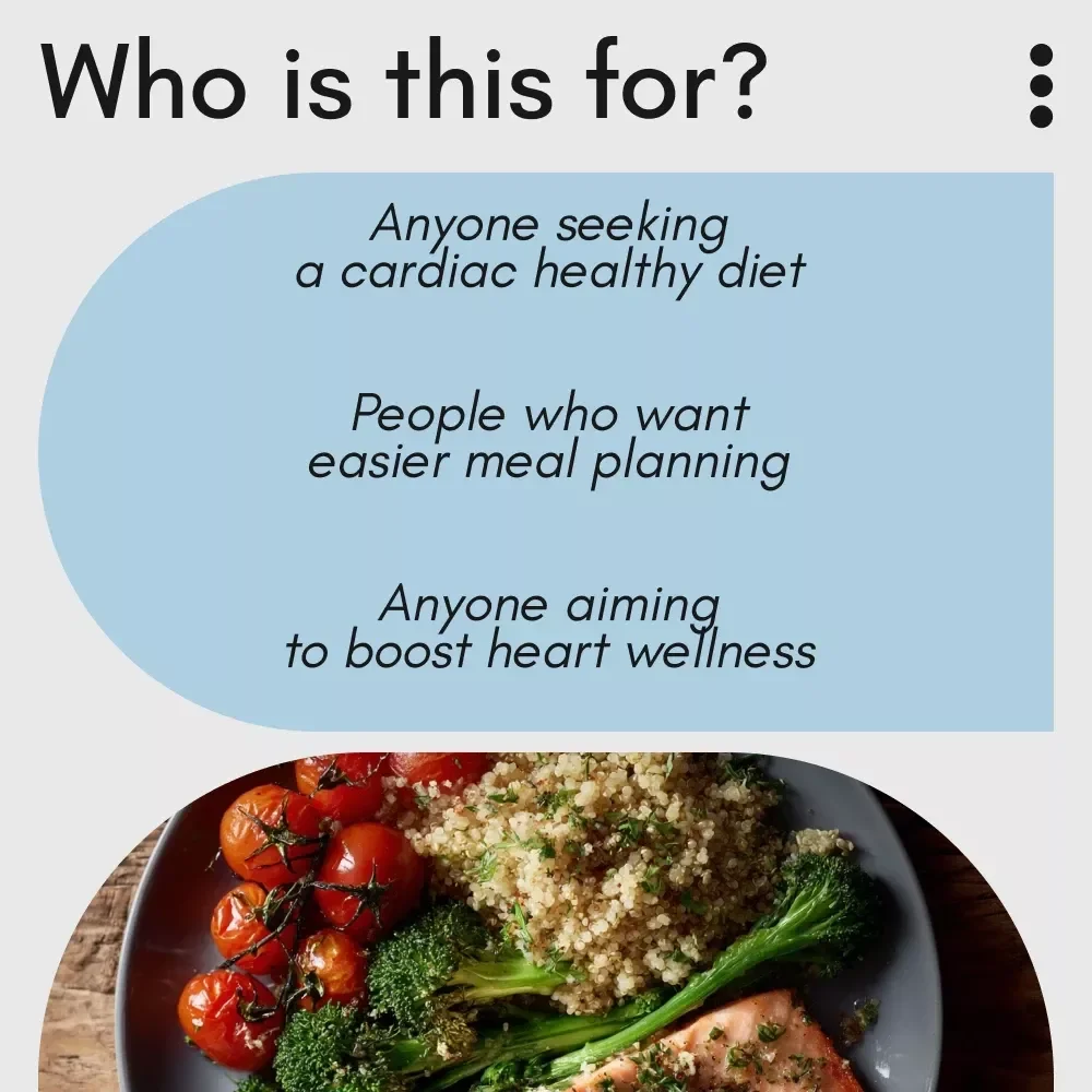 The Heart-Happy Habits Checklist – Digital Download for a Cardiac Healthy Diet, Heart-Smart Meals & Lifestyle Guide