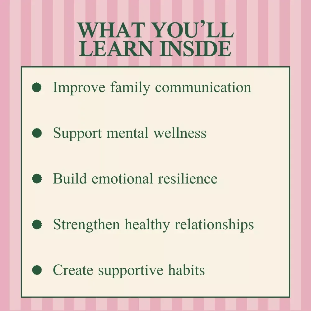 Family Bonds That Heal the Mind – eBook on the importance of family support in mental health, Communication, Healing Relationships & Emotional Well-Being Guide