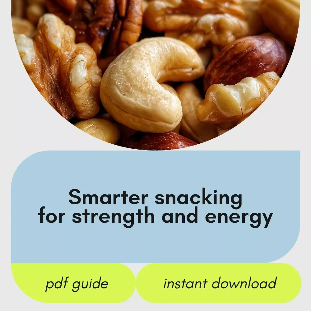 Snack Smarter, Feel Stronger with Every Bite – High Protein Low Calorie Snack Guide | Smart Snacking Digital Download
