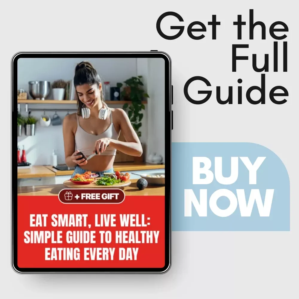 Eat Smart, Live Well: Simple Guide to Healthy Eating Every Day | Digital Download, eBook, Checklist, Meal Planning, Nutrition Guide for Balanced Living
