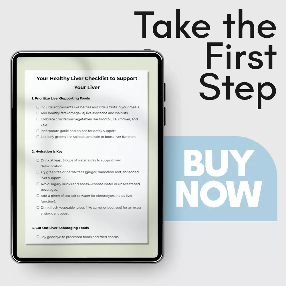 Your Healthy Liver Checklist to Support Your Liver | Healthy Liver Diet Digital Checklist for Daily Detox, Wellness & Smart Eating