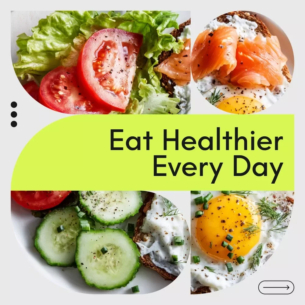 A Practical Guide to Eating Healthier Every Day | Simple How to Eat Healthier at Home Ebook for Busy People