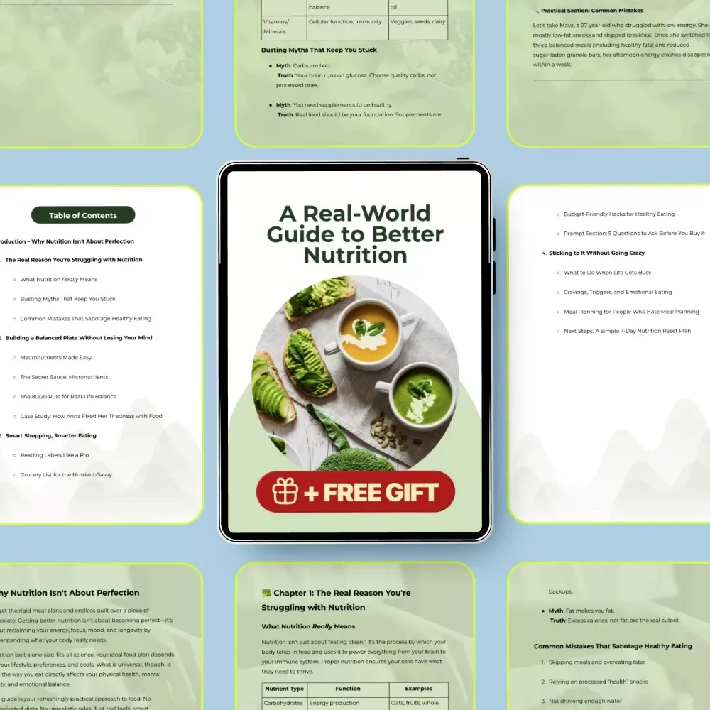 A Real-World Guide to Better Nutrition: Easy Strategies for Balanced Eating